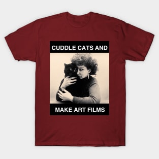 Cuddle Cats and Make Art Films T-Shirt